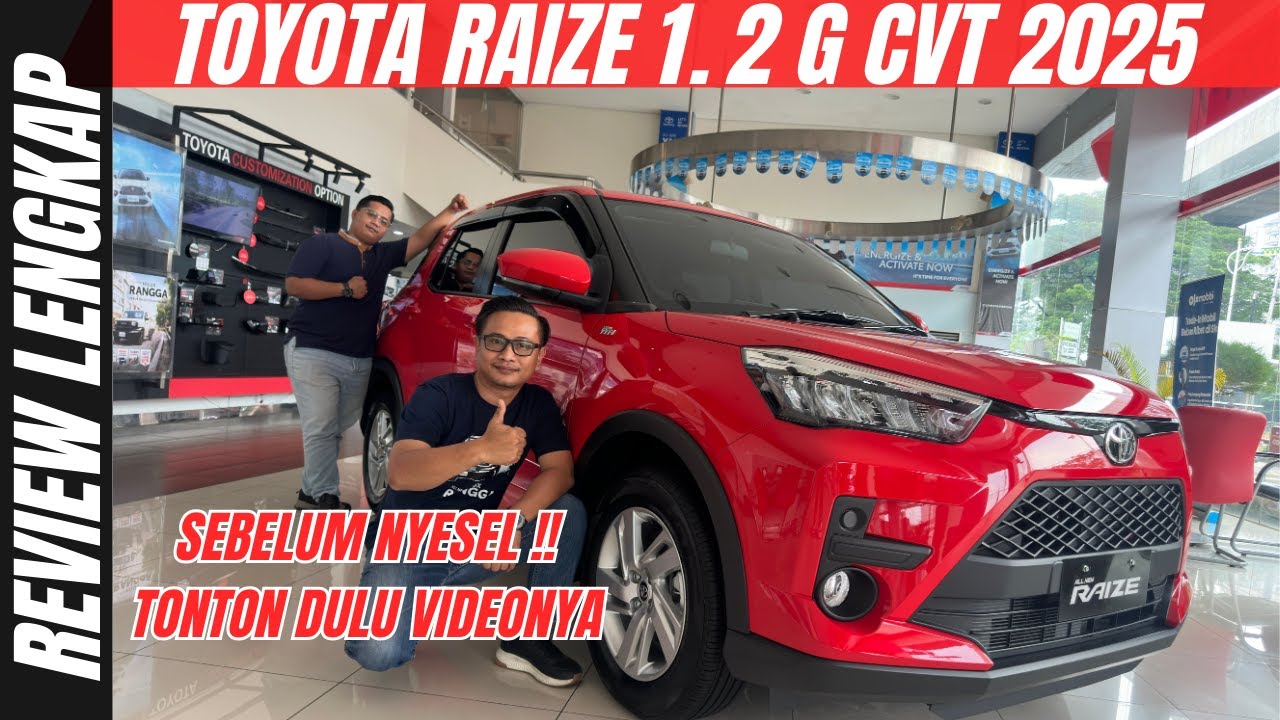 REVIEW LENGKAP‼️ TOYOTA RAIZE 1.2 G CVT 2025 : BENARKAH SUV KOMPAK PALING WORTH IT DI KELASNYA⁉️