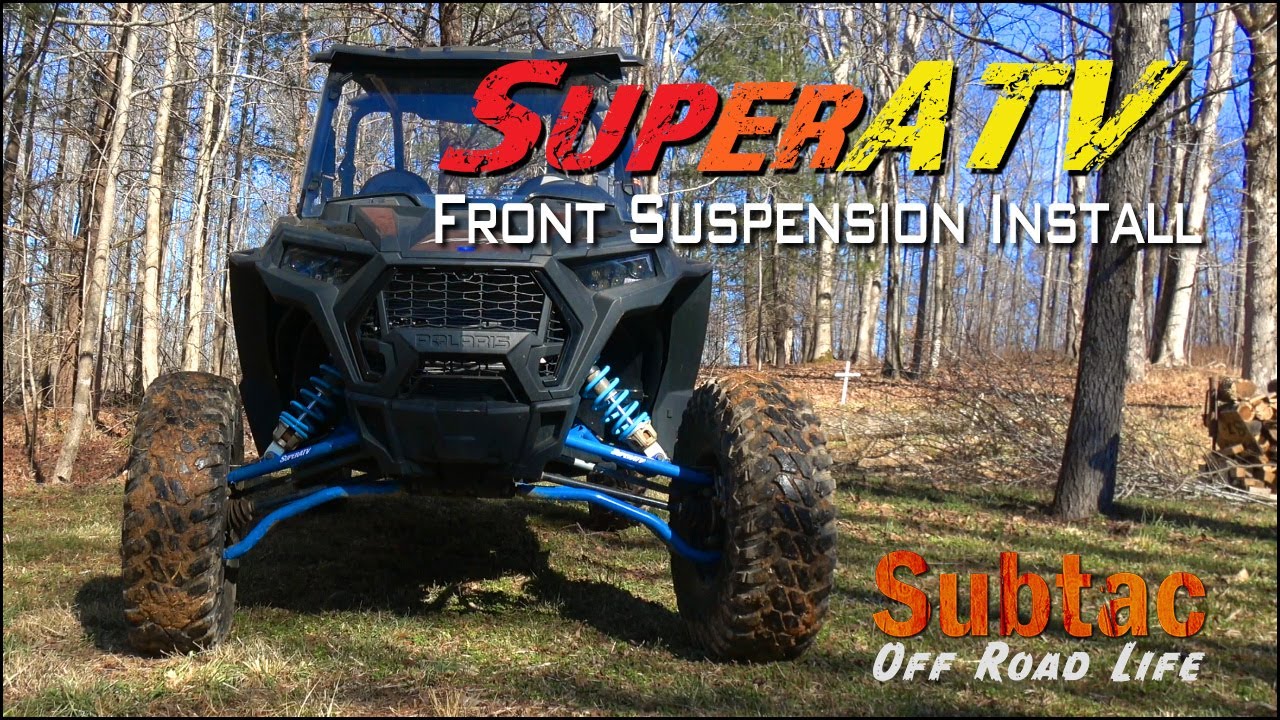 Installing SuperATV Upper And Lower A Arms And Tie Rods  On A RZR 1000 XP