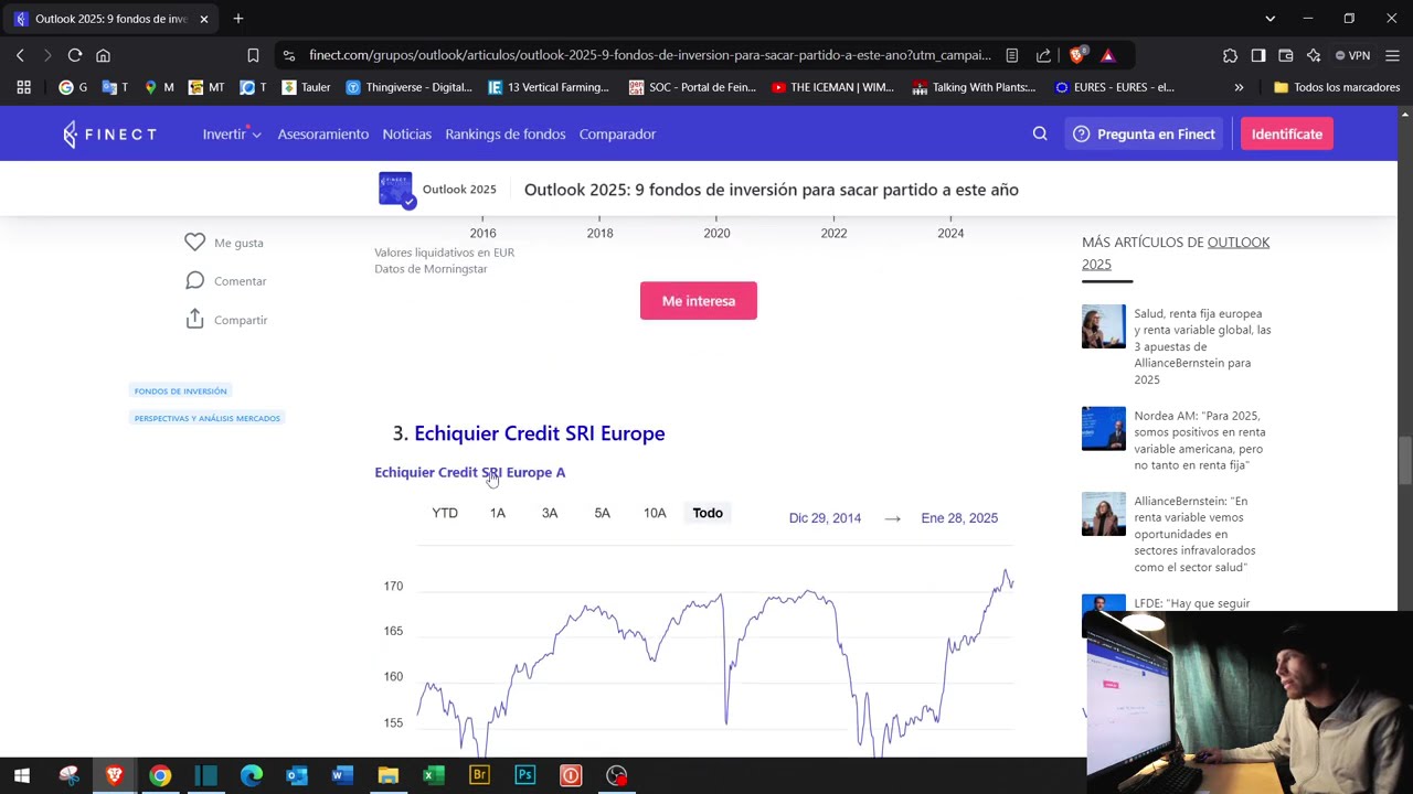 9 fondos de inversión para sacar partido a este año, segun Outlook 2025 de Finect