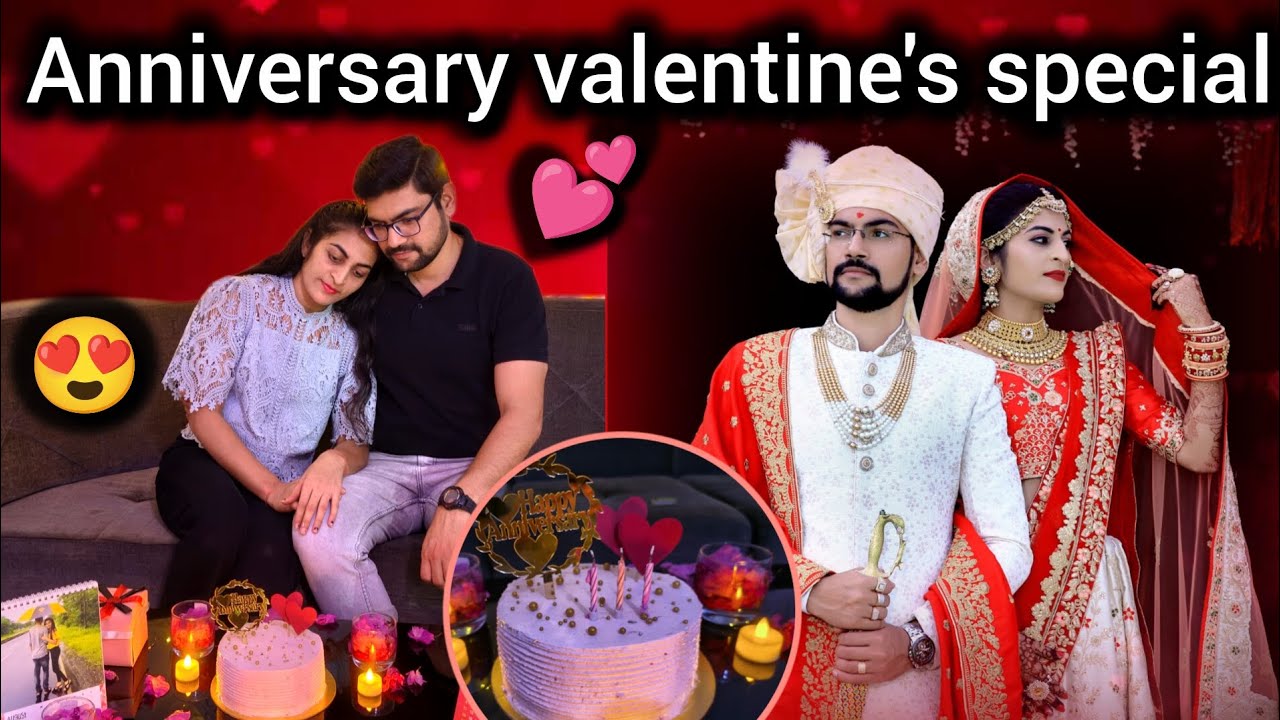 Valentine's special vlog 💕| Our 6th wedding anniversary 💐| anniversary celebration 🥳