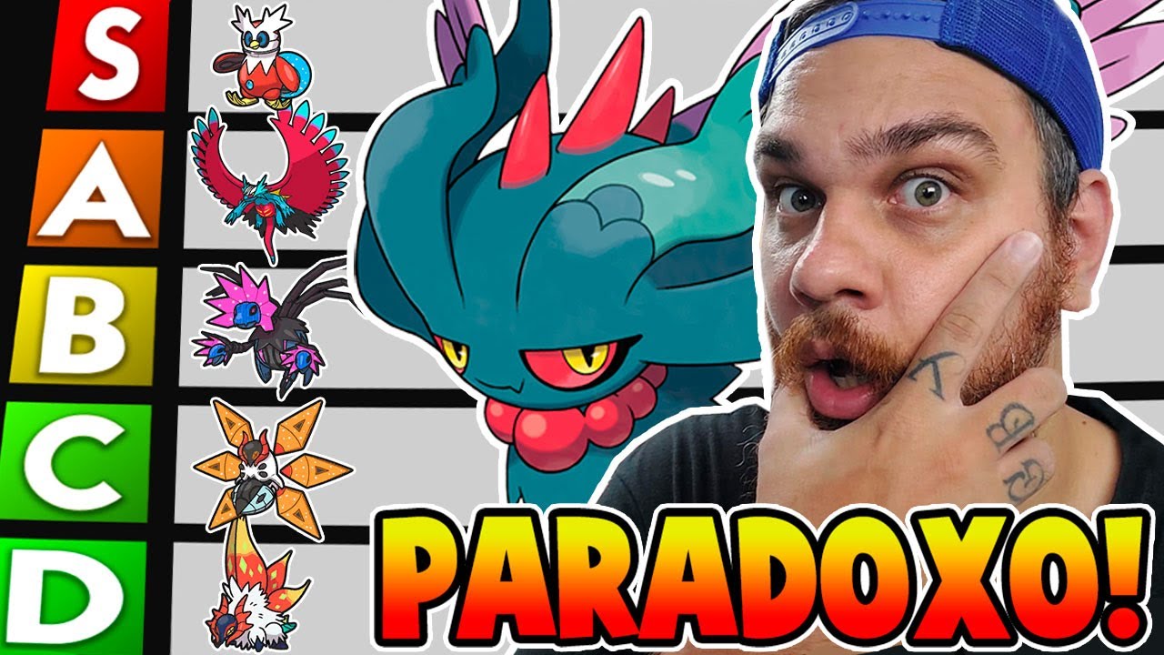 RANQUEANDO TODOS POKÉMON PARADOXOS DO PIOR AO MAIS FORTE COMPETITIVAMENTE!!