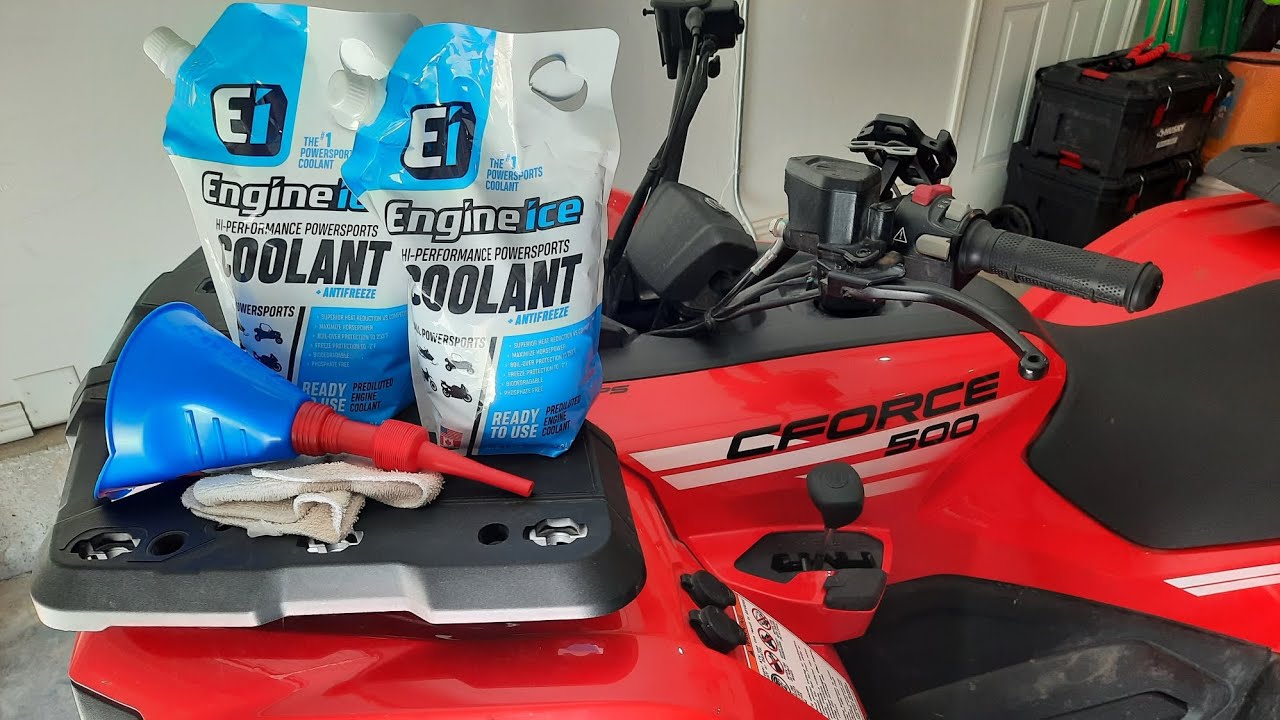 Adding Engineice Coolant To The CForce 500. Will It Make A Difference On The Trail?