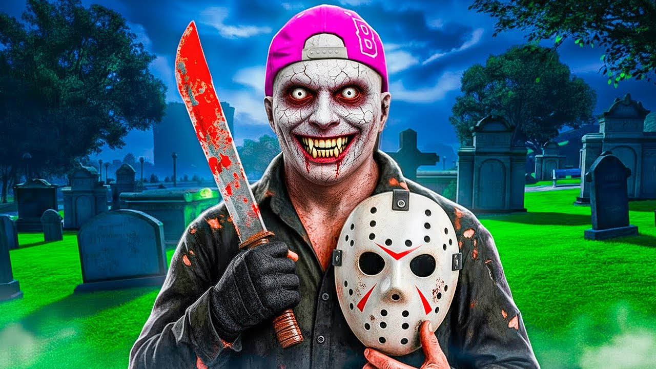 1 ZI ca MONSTRU de HALLOWEEN in GTA 5! 🎃🔪