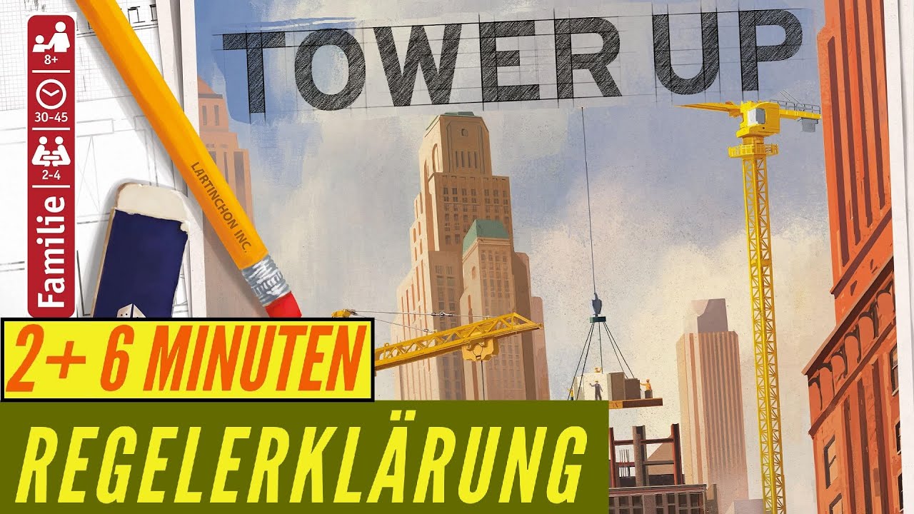 Tower Up Regeln Anleitung Erklärt Regelvideo Brettspiel Familienspiel