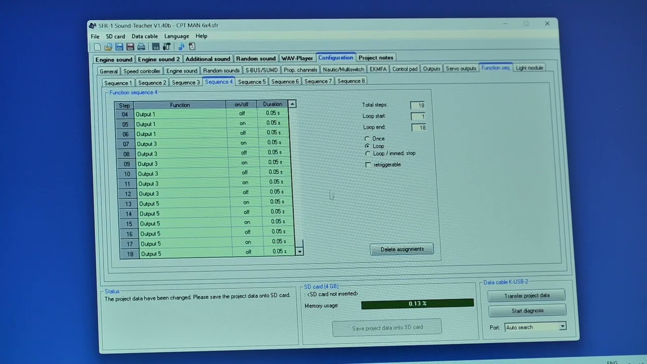 Using Beier Function Sequence to make a roofbar flash like the real thing.