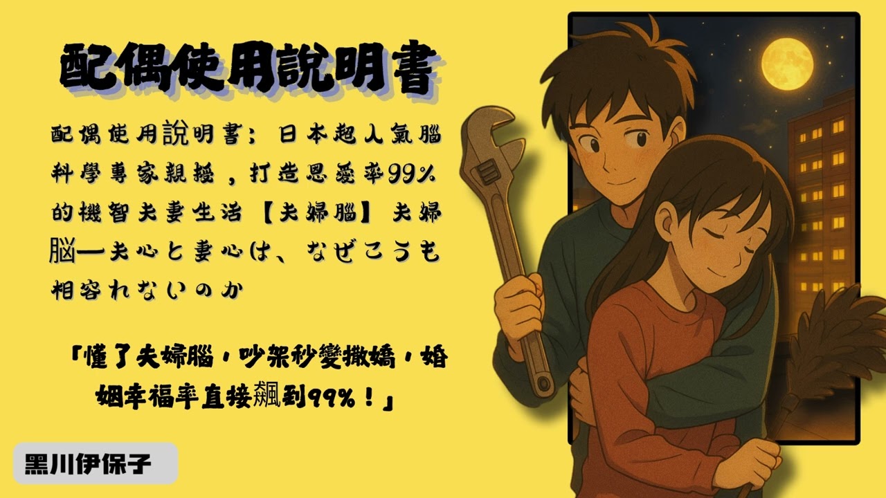 配偶使用說明書｜日本腦科學專家教你打造99%恩愛婚姻
