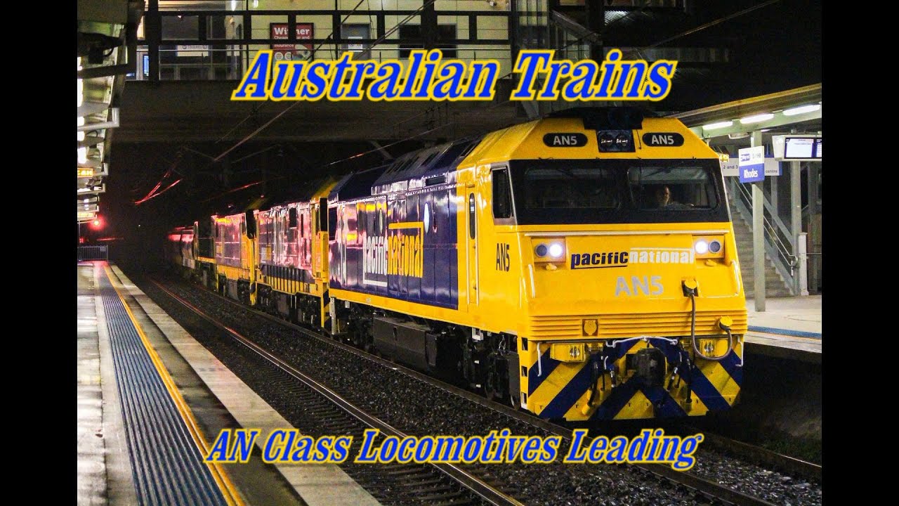 AN Class Leading: 4000hp EMD Diesel Locomotive: Australian Freight Trains