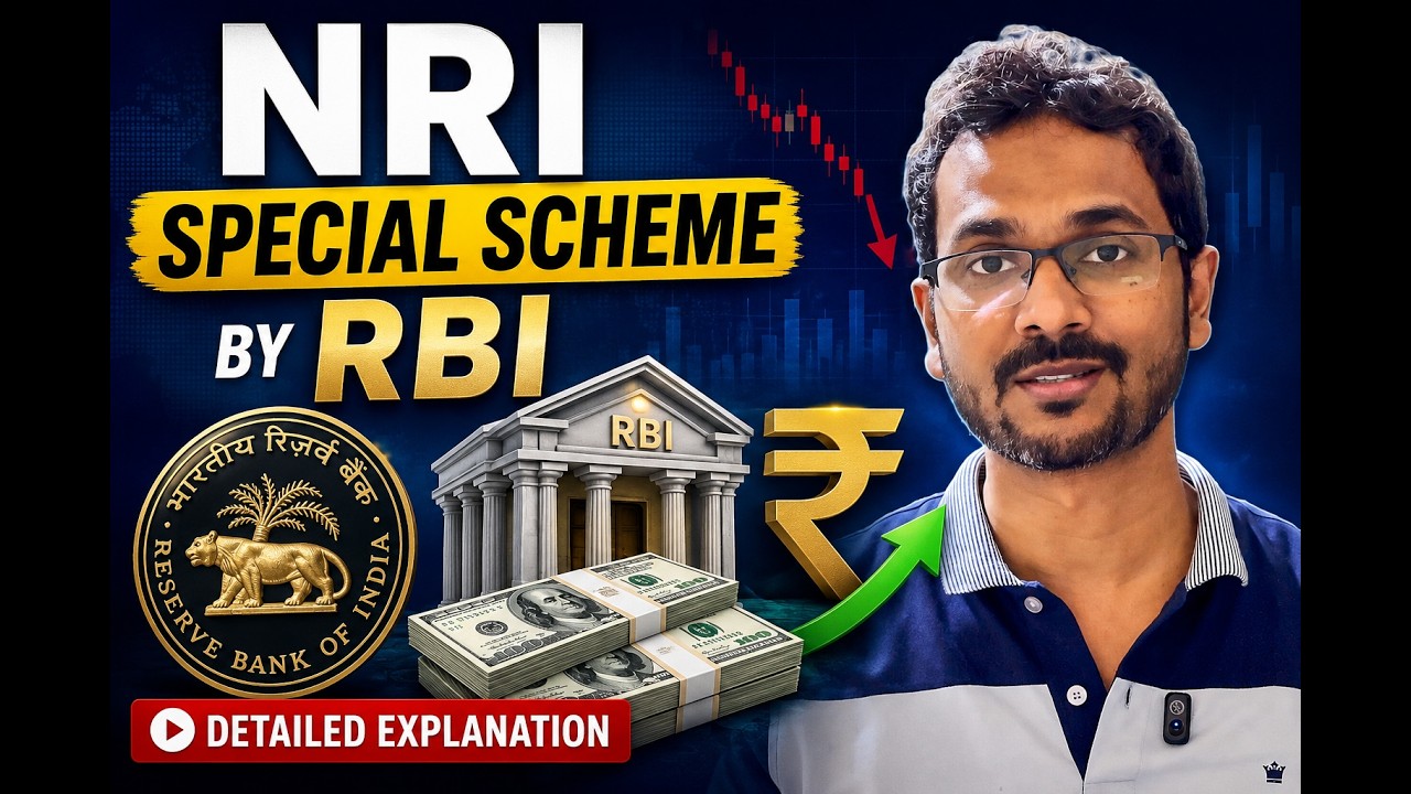 RBI's NRI Special Scheme Explained | Can It Stop the Falling Rupee? FCNR SWAP WINDOW #keypointers