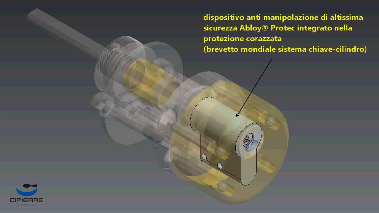CILINDRO EUROPEO BLINDATO CIPIERRE ANTI-STRAPPO, ANTI-TRAPANO E ANTI-BUMPING