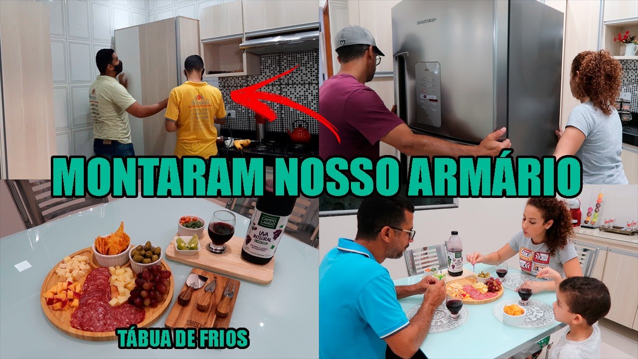 MONTARAM O ARMÁRIO PLANEJADO, FALEI A COR E MEDIDAS, FIZ TÁBUA DE FRIOS E MAIS...| LETÍCIA VELOSO