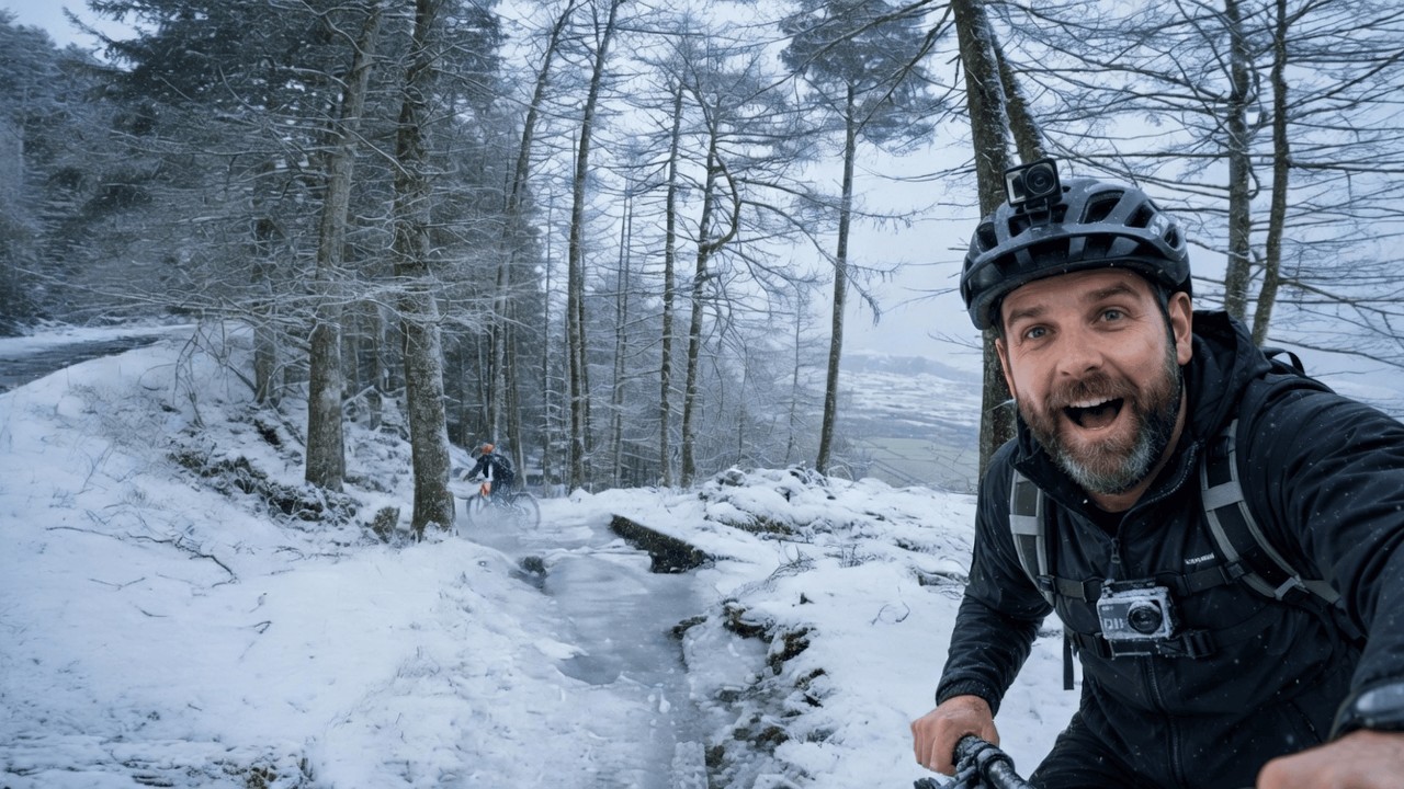 Обзор трассы Whinlatter Red MTB Trail: выживание в снегу.
