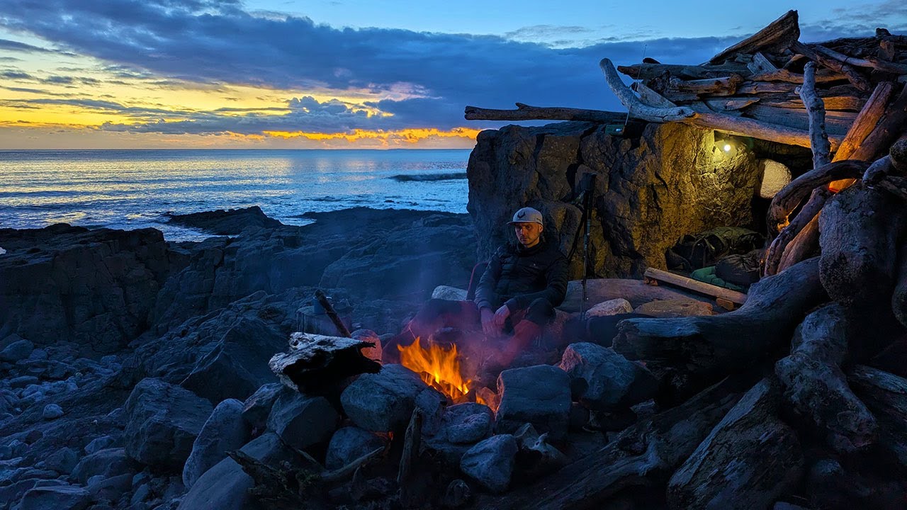 I Slept In A Pile Of Wood On The Beach