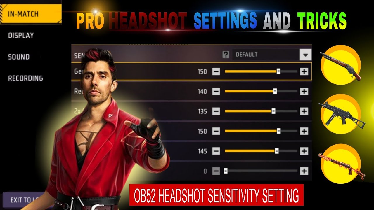 Best Headshot Sensitivity Setting Of Ob52 Update 2026⚡️| Free Fire Best Sensitivity Setting 2026 |