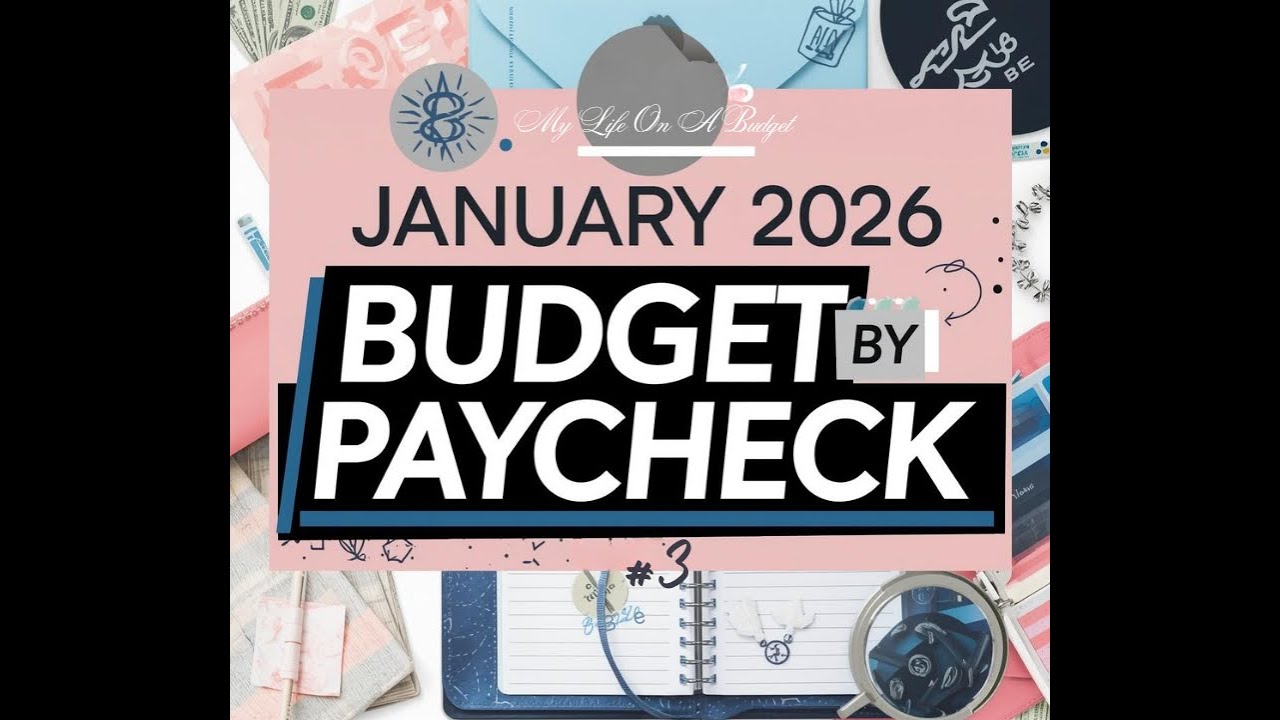 January 2026 Budget by Paycheck #3| Real Paycheck to Paycheck Budget| Cash Stuffing & Sinking Funds
