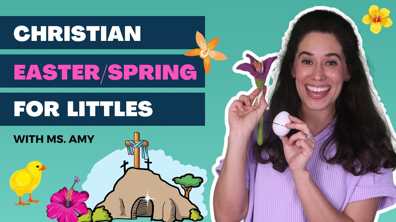 Christian Easter, Spring time, and colors! Toddler educational learning video with fun activities!