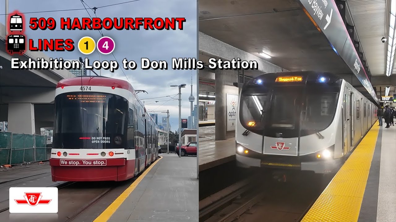 TTC POV Ride: Exhibition Loop to Don Mills Station Via Sheppard-Yonge Station