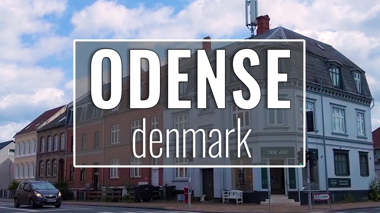 Odense 4K Walking Tour | Relaxing Denmark City Stroll