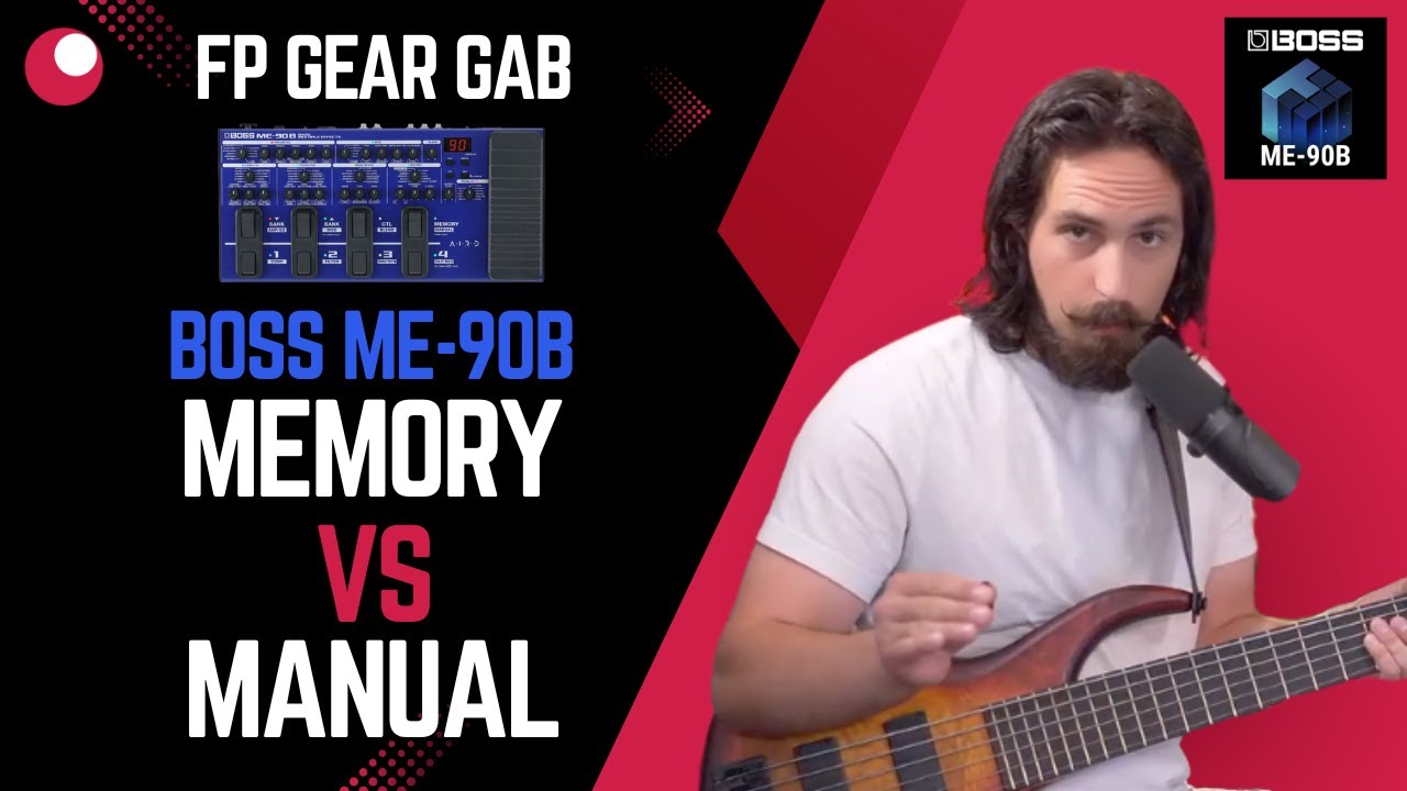 The BOSS ME-90B is INCREDIBLE!MEMORY vs MANUAL MODE