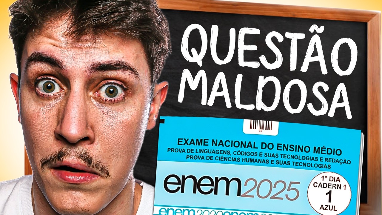 A questão de FÍSICA + difícil do ENEM 2025