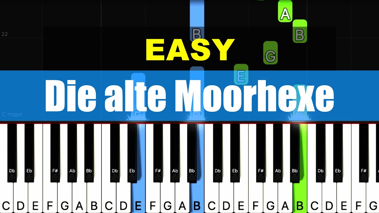 [Piano Tutorial] Die alte Moorhexe  / Easy Tutorial