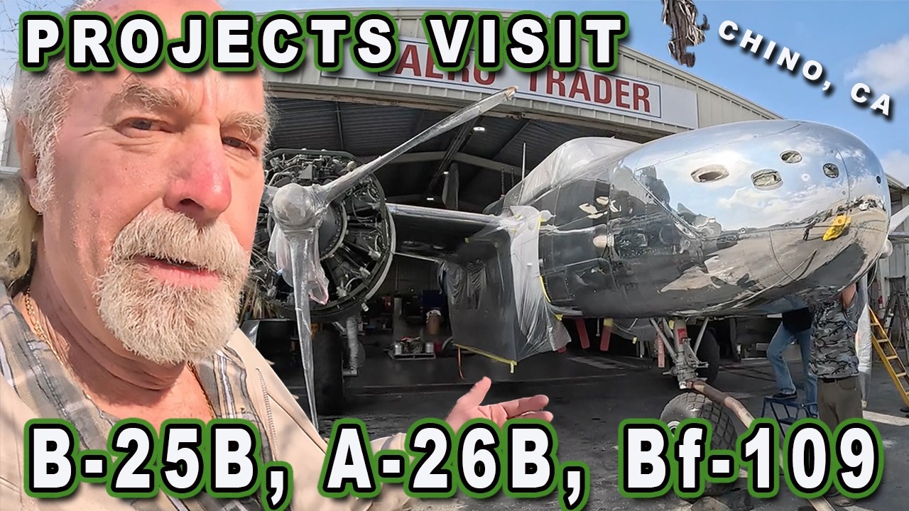B-25B, A-26B, Bf-109 &mdash; ПОСЕЩЕНИЕ ПРОЕКТОВ В ЧИНО &mdash; апрель 2026 г.