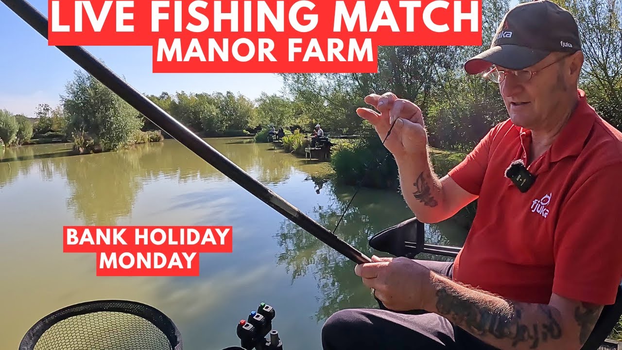 Live Fishing Match Manor Farm Swilland IP6 9LB, #matchfishinguk