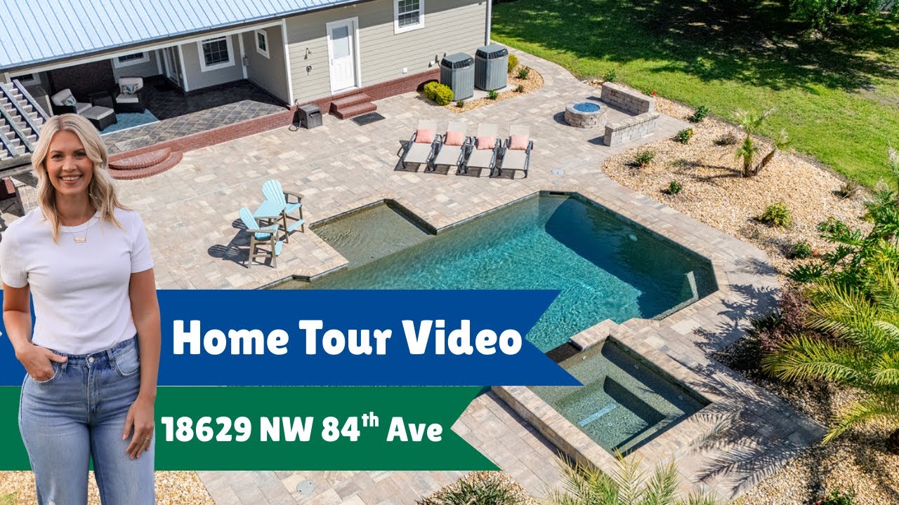 Luxury Pool Home on 5 Acres in Rural North Florida | Starke, FL Estate For Sale