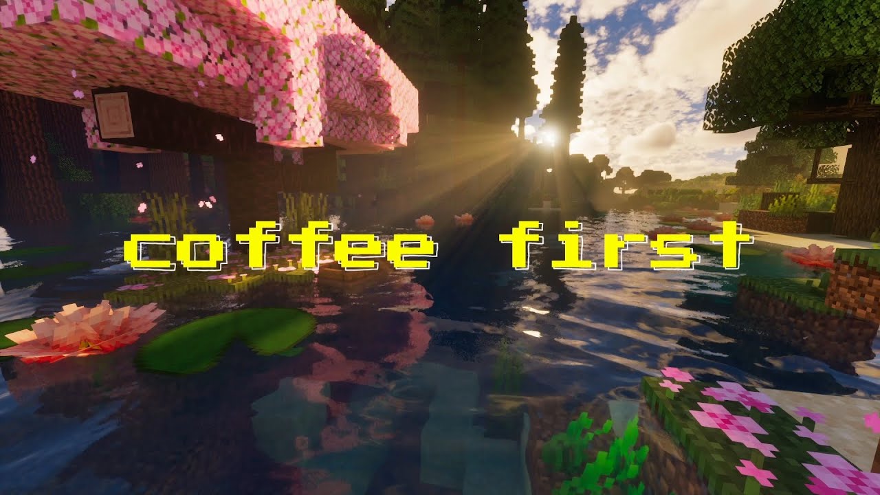 coffee first 🌸 silence before the hustle... [minecraft music, calming music for studying]