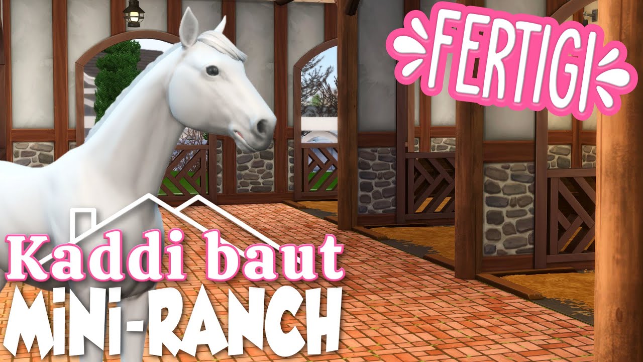 𝗗𝗘𝗥 𝗦𝗧𝗔𝗟𝗟 𝗪𝗜𝗥𝗗 𝗙𝗘𝗥𝗧𝗜𝗚 🏠 Mini-Pferderanch