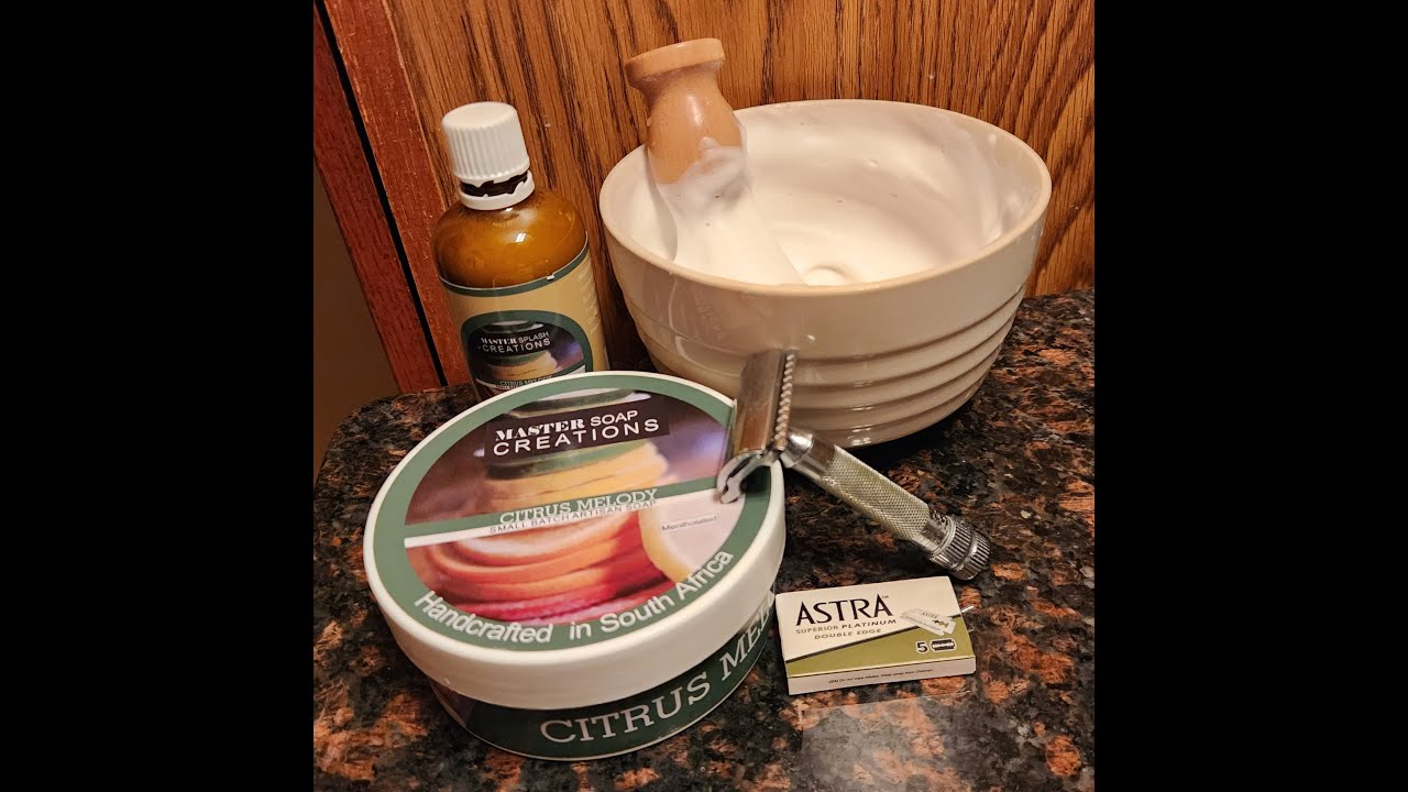 SOTD: Master Soap Creations Citrus Melody / бритва Merkur 34C / лезвия Astra / спрей Citrus Melody