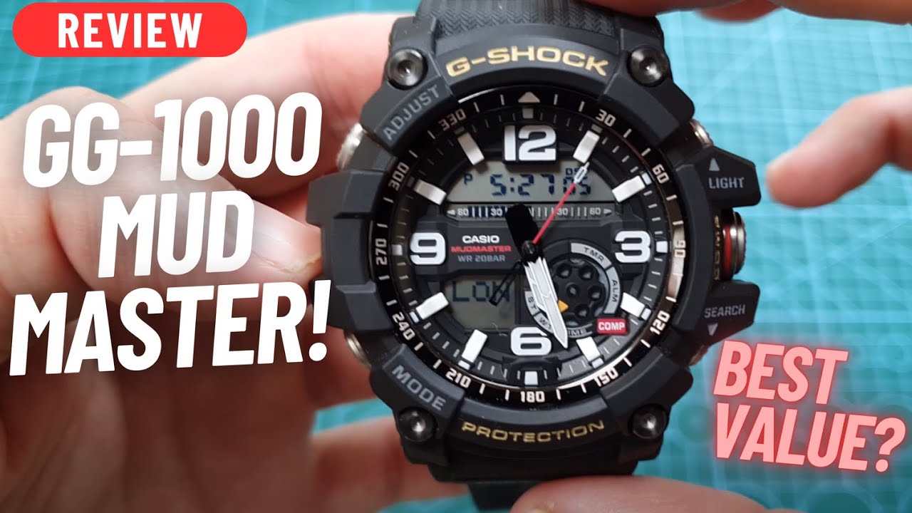 ОБЗОР: GG-1000-1ADR GSHOCK MUDMASTER