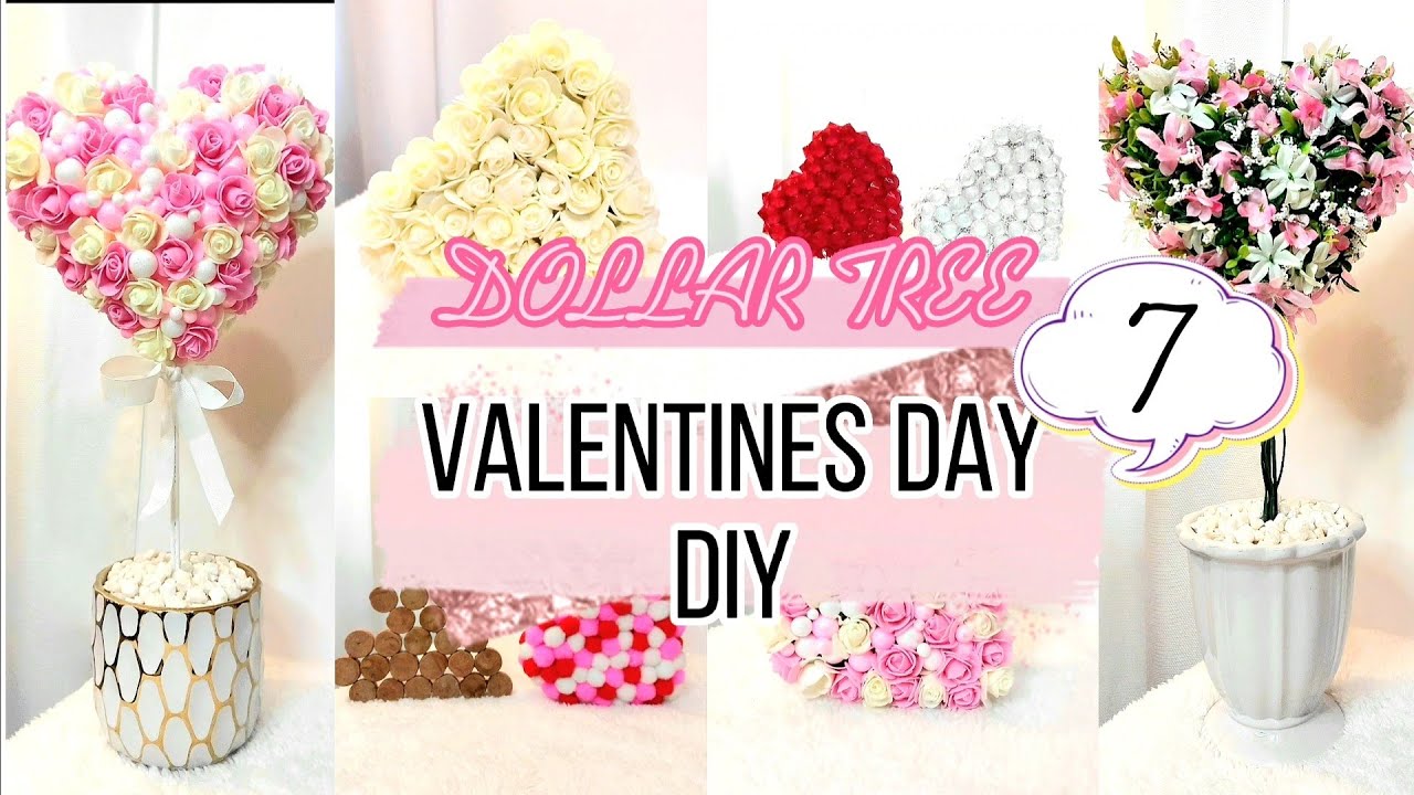 DOLLAR TREE VALENTINES DAY DIY DECORACIONES DE SAN VALENTIN 2023 💕  #ideasfáciles  #sanvalentin