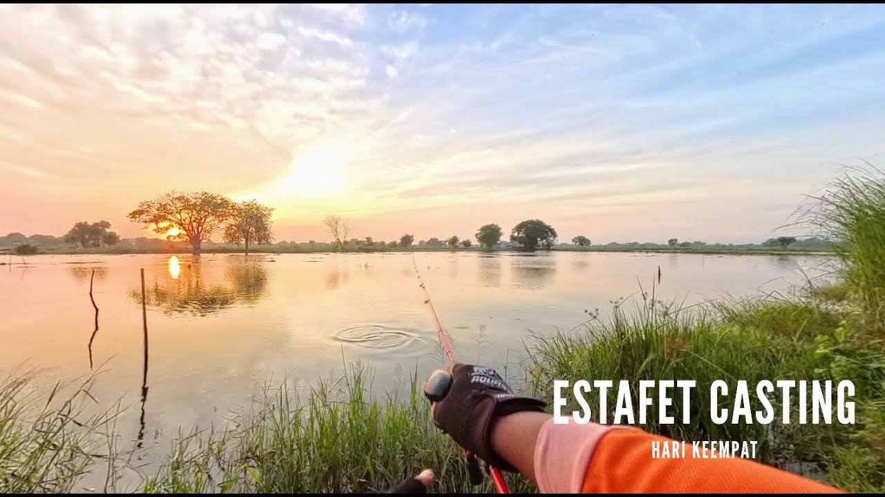 ESTAFET CASTING IKAN GABUS DI TAMBAK SIDOARJO (Spot eksotis tanpa perlu jauh-jauh keluar Jawa)