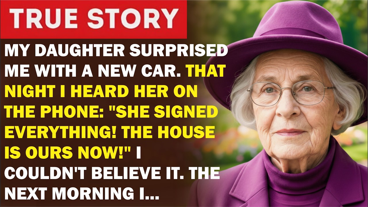 My Daughter Surprised Me With A New Car. That Night I Heard Her On The Phone: She Signed Everything