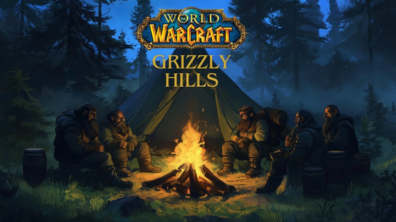 World of Warcraft - Grizzly Hills Soundtrack: Dwarves Around the Campfire (1 Hour) | Relax & Study