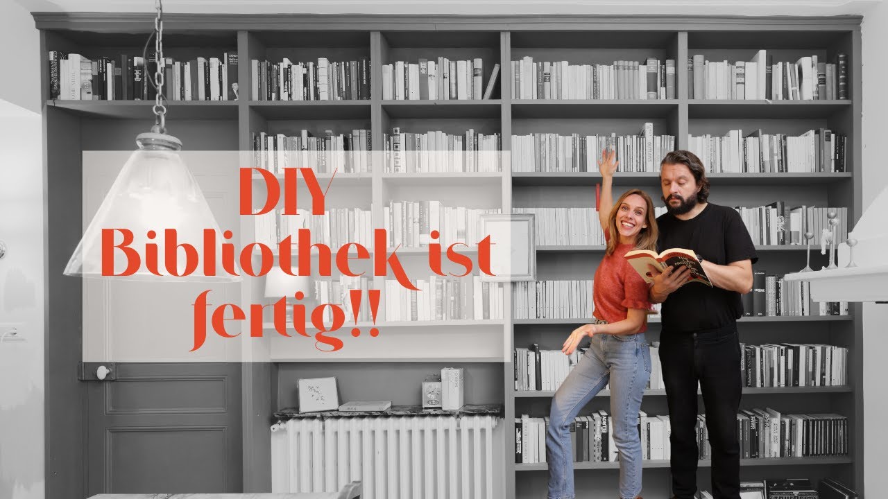 DIY EINBAU-BÜCHERREGAL IM 134 JAHRE ALTEN HAUS! | Großer Farb-Reveal! | Harry Potter Vibes