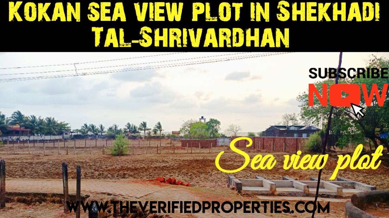 Sea view plot for Sale in shekhadi - Tal-Shrivardhan | 18 Gunta plot | Contact: 7972108208 #beach