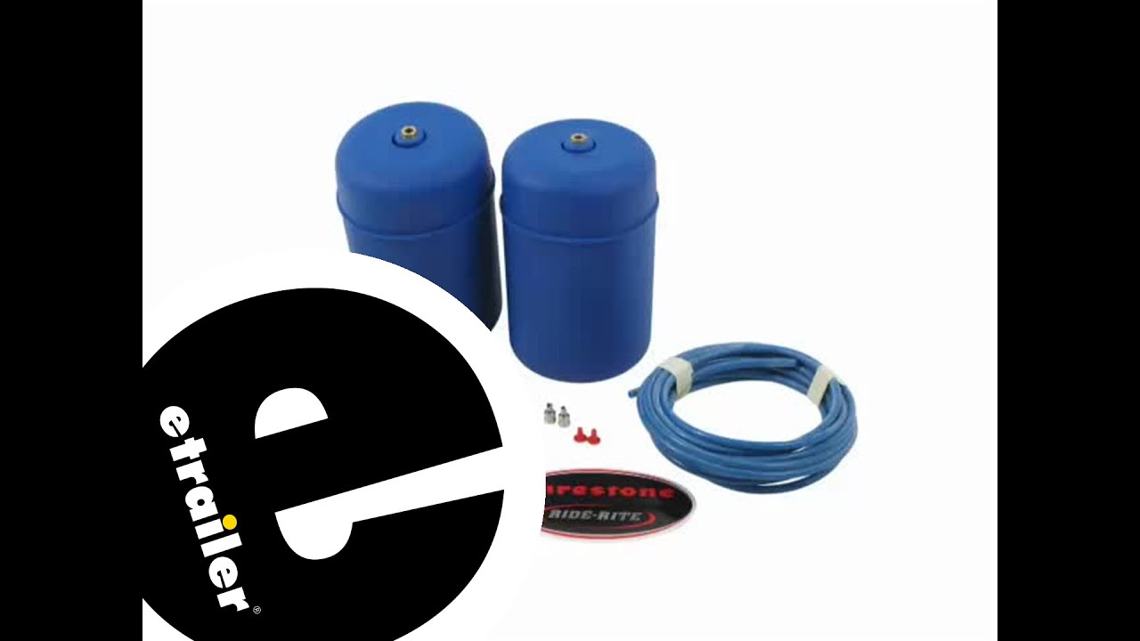 etrailer | Setting up the Firestone Coil-Rite Air Helper Springs on your 2001 Toyota 4Runner