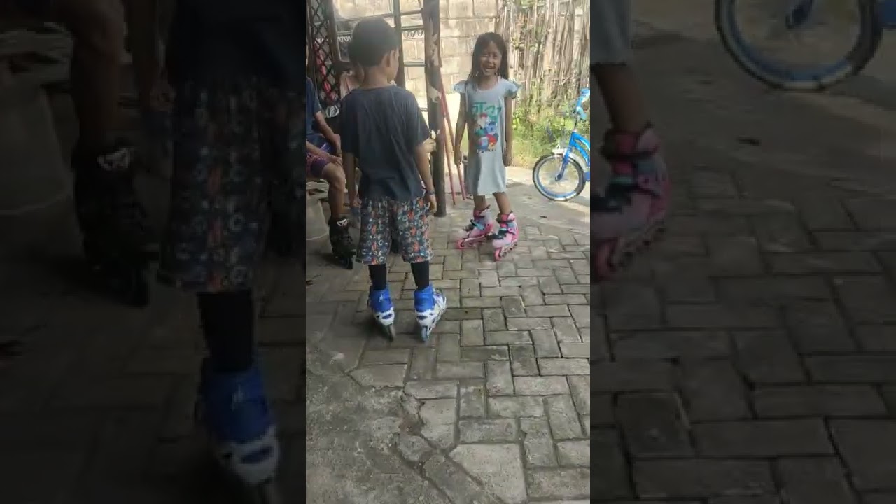 Finza unboxing sepatu roda baru