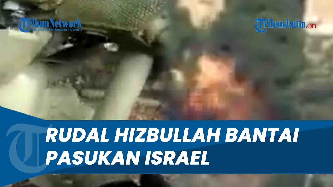BINASAKAN TANK TERBAIK, Rudal Anti Tank Hizbullah Bantai Pasukan Israel di Kota Shtula
