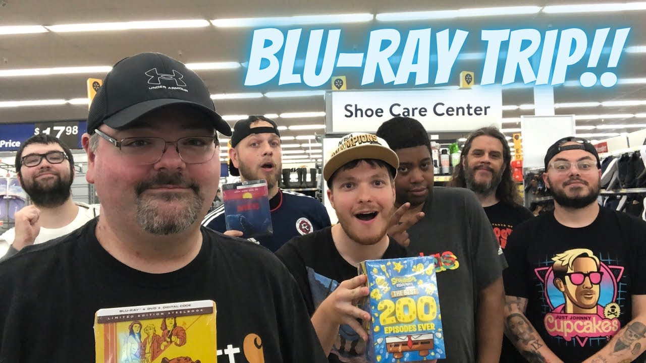 Blu-ray hunting at the new Bullmoose location with the crew and many awesome guests!!