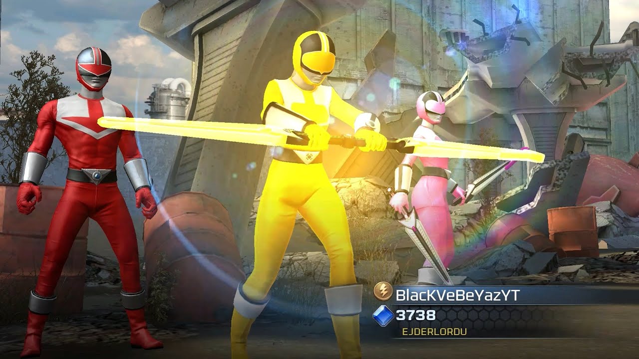 Deborah Estelle Philips Katie Walker Time Force Yellow Power Rangers Legacy Wars Gameplay
