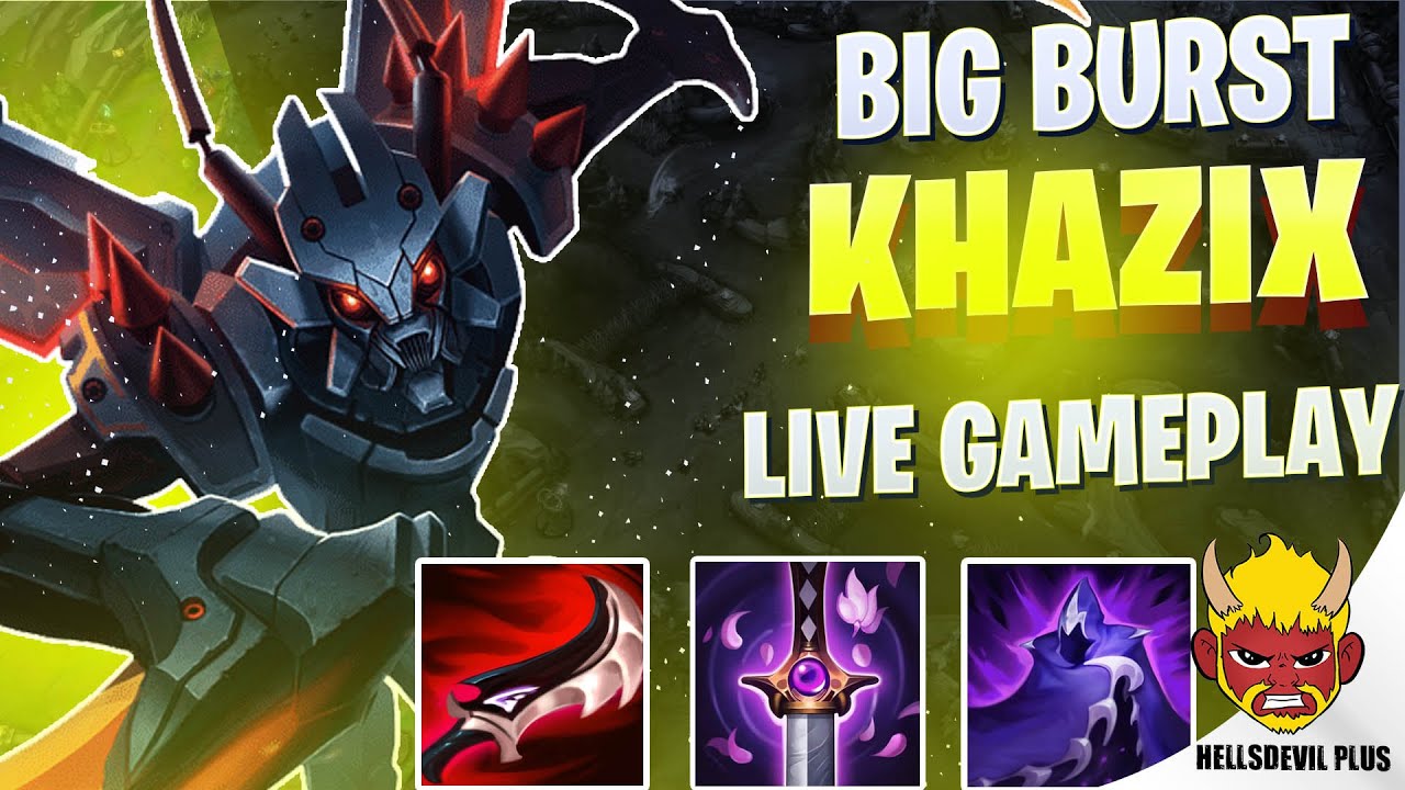 Большой взрывной урон от Khazix! — Геймплей Wild Rift HellsDevil Plus