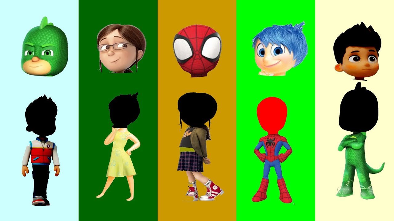 Can You Match the Correct Head? 🤔 Cartoon Puzzle Challenge