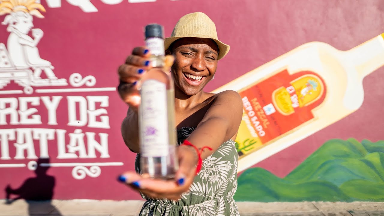 Tasting mezcal at a distillery in Mexico