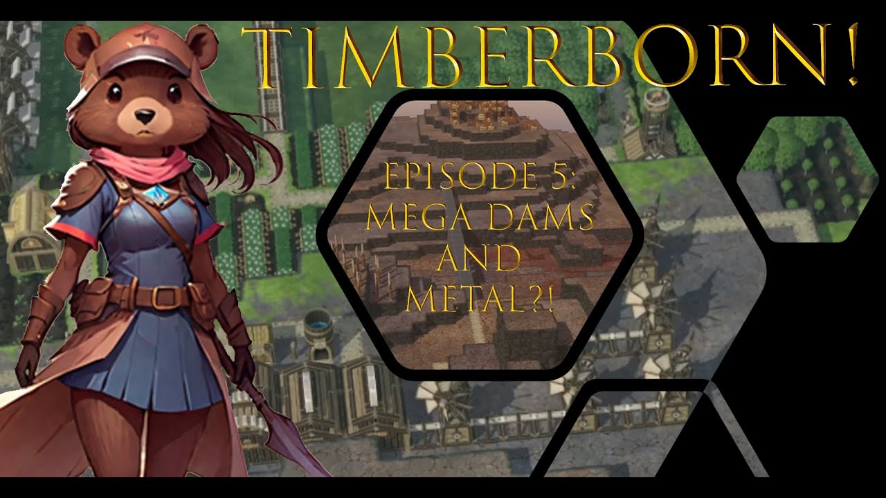 Mega Dams, Observatories, and Metal! The Beavers are thriving! Timberborn HARD MODE, EP5 (Update 5)