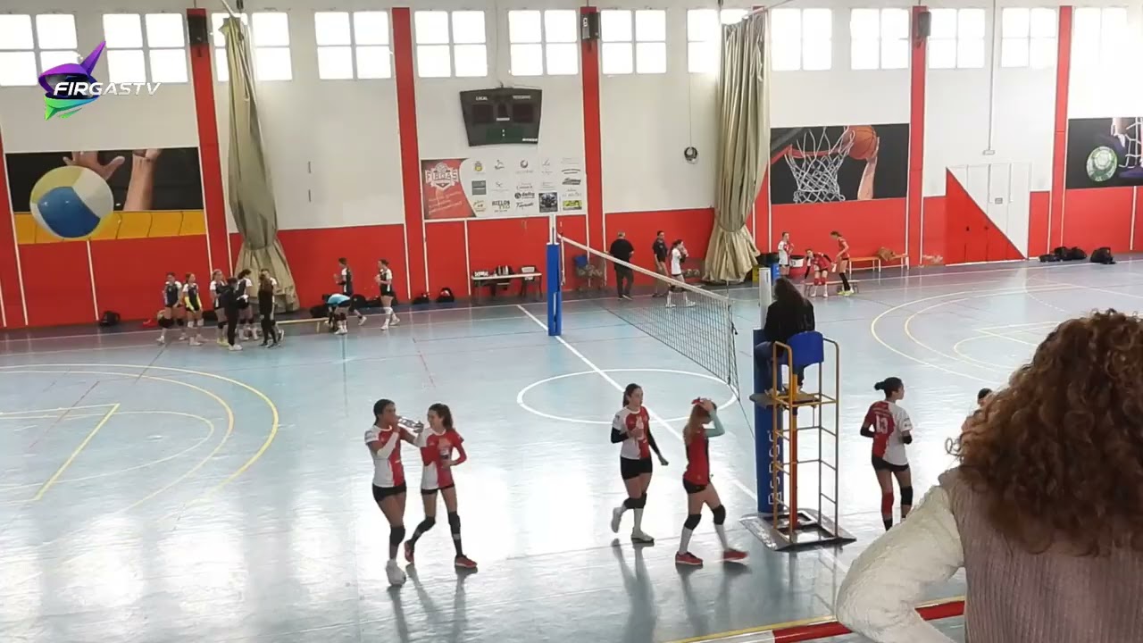 Partido. Categoría cadete gold. CV FIRGAS A - CV CLARET CODEMA. Ganó el Firgas 3-0.