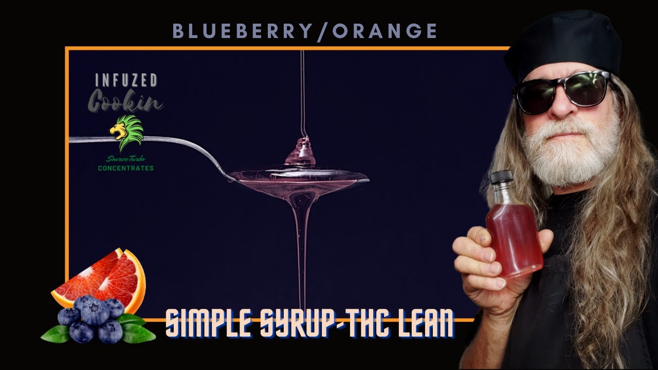 How to Make Blueberry Orange Simple Syrup-THC Lean