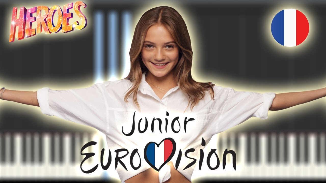 Zoé Clauzure - Cœur | 🇫🇷 France | Junior Eurovision 2023 | Piano / Partitura / Karaoke / MIDI
