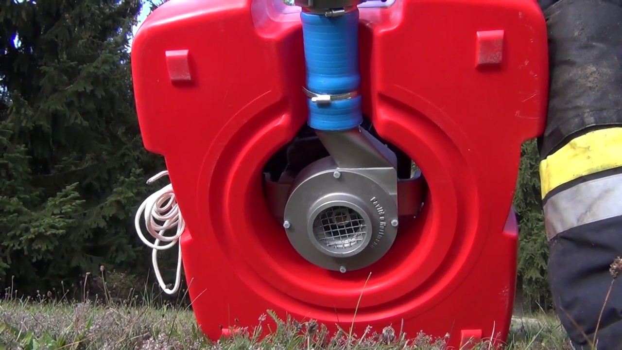 Feuerwehr-Schwimmpumpen für die schnelle Wasserentnahme